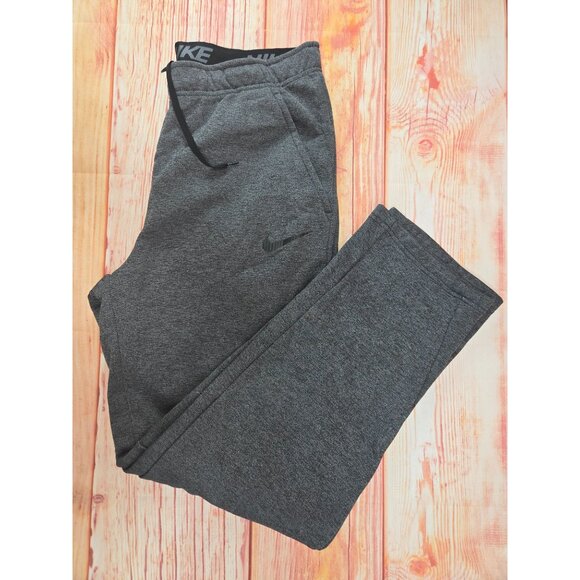 Nike Dri-Fit Mens Grey Athletic Joggers Pants Size Large - Picture 3 of 7